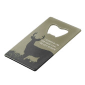 Ouvreur de bouteille drôle de support d'arbre de (Devant Angle)