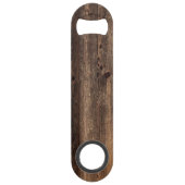 Ouvreur de bouteille en bois affligé de vitesse (Dos)