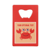 Ouvreur de bouteille fait sur commande de crabe (Dos)