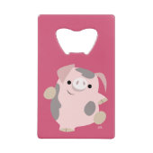 Ouvreur de bouteille mignon de porc de danse de (Devant)