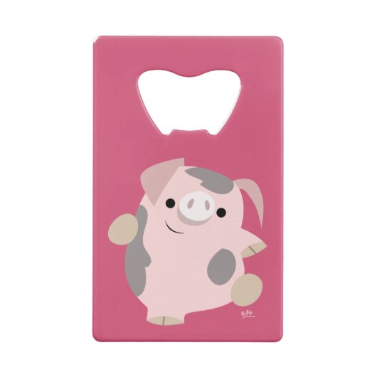 Ouvreur de bouteille mignon de porc de danse de (Dos)