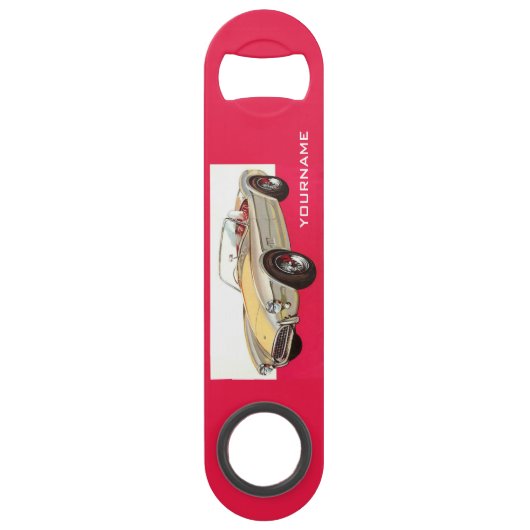 Ouvreur de bouteille nommé fait sur commande de (Dos)