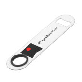 Ouvreur de bouteille officiel d'heure de bière de (Devant angulaire)