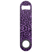 Ouvreur de bouteille pourpre de poster de animal (Devant)