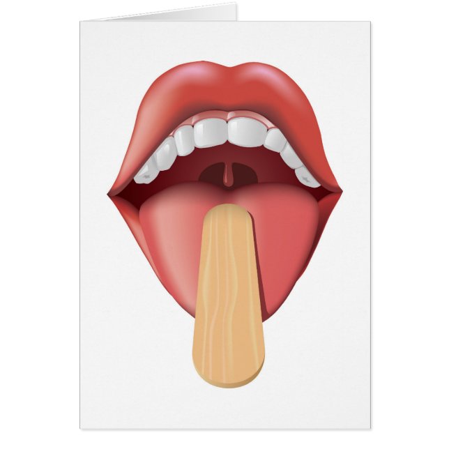 Ouvrez la bouche avec la spatule (Devant)