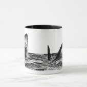 OUVREZ la grande tasse de concepteur de requin (Centre)