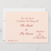 Ouvrez le livre - invitations vintages de style (Dos)