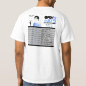 Ouvrez le T-shirt de Mikeless avec les dates (Dos)