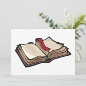 Ouvrez les invitations de livre (Debout devant)