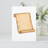 Ouvrez les invitations de rouleau (Debout devant)