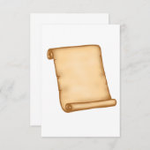 Ouvrez les invitations de rouleau (Devant / Derrière)