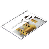 Ouvrez Votre Perspicacité – Cahier Minimaliste Réf (Côté gauche)