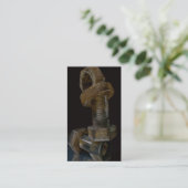 Ouvrier de construction carte de visite (Debout devant)