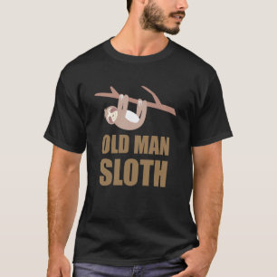 Ouwe Papa Luiaard Grappige Vaderdag Humor Liefde T-shirt