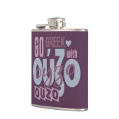 OUZO aangepaste kolf Heupfles (Links)