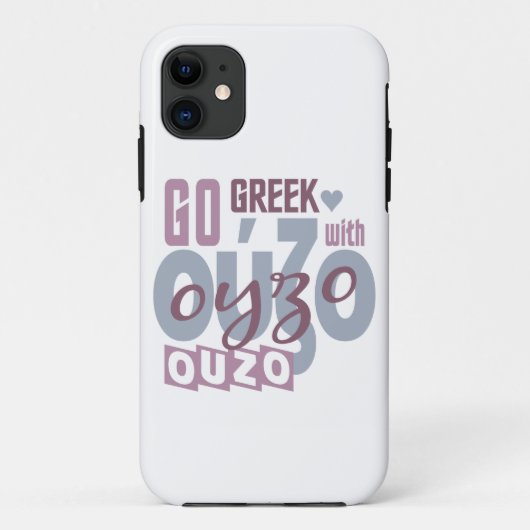 OUZO iPhone 5 hoesje-partner, aanpasbaar Case-Mate iPhone Case (Achterkant)