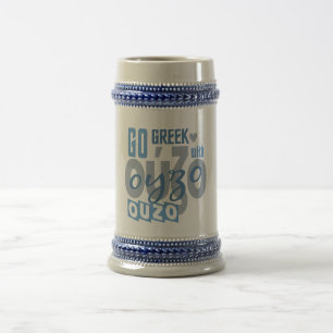 Ouzo-mok - kies stijl en kleur bierpul