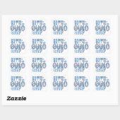 Ouzo-stickers Vierkante Sticker (Vel)