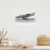 OV10 Bronco-vliegtuig Poster (Keuken)