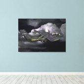 OV-10 Bronco Canvas Afdruk (Insitu (Houten vloer))