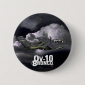 OV-10 Bronco Ronde Button 5,7 Cm (Voorkant)