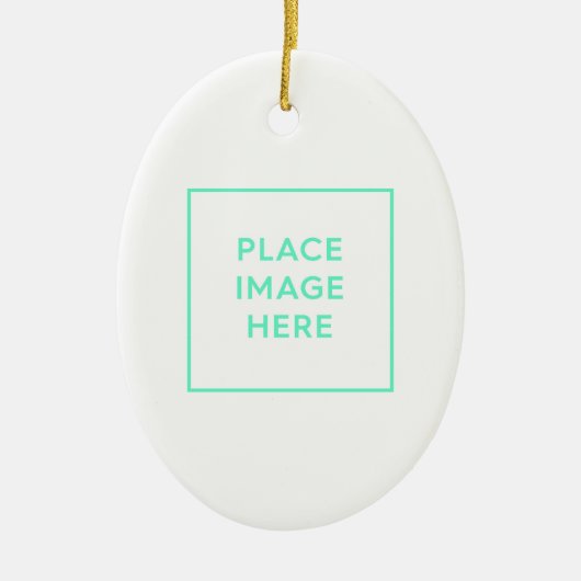 ovaal keramisch Ornament (Voorkant)