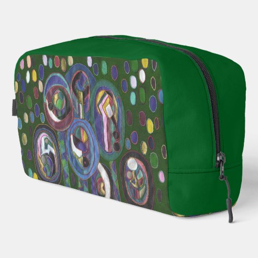 Ovaal patroon toilettasje (Rechterhoek)