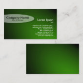 Ovaal - Spotlit Green Visitekaartje (Voorkant / Achterkant)