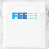 Ovaal Sticker - Gepersonaliseerd (Tas)