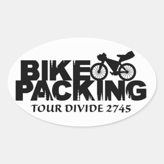 Oval Bikepacking : Sticker Tour Divide (Devant)