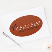 Oval Branded Sticker (Envelop)