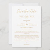 Oval Effect Pride Heart Happy Valentine's Day Save The Date (Achterkant)