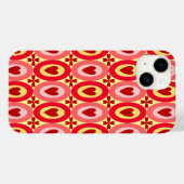 Oval Hearts Patroon Case-Mate iPhone Case (Achterkant (horizontaal))