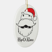 Oval Hip-O-Klaus Ornament (Rechts)