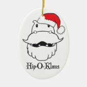 Oval Hip-O-Klaus Ornament (Voorkant)