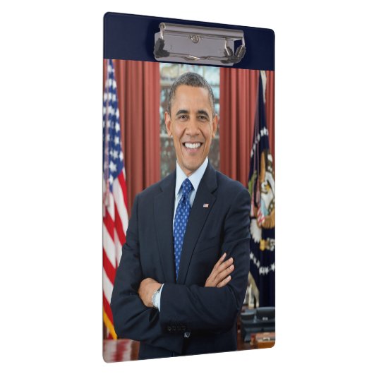 Oval Kantoor Portrait, Obama Barack Amerikaans Pre Klembord (Rechts)