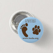 Oval LOOLAorg Metal Button (Voorkant /achterkant)