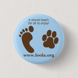 Oval LOOLAorg Metal Button