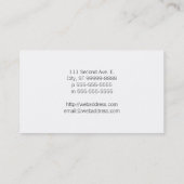 Oval Obsidian Up Visitekaartje (Achterkant)