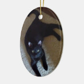 Oval Ornament - Aangepaste foto (Links)