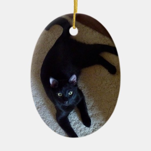 Oval Ornament - Aangepaste foto (Voorkant)