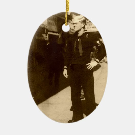 Oval Ornament American Sailor (Voorkant)