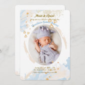 Oval Pastel Frame  Kaart (Voorkant / Achterkant)