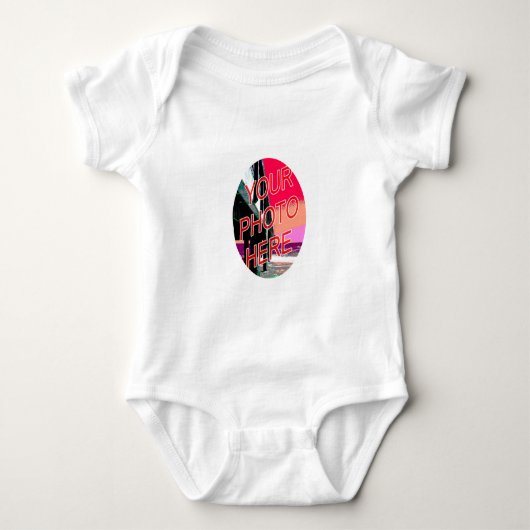 Oval Photo Lijst Romper (Voorkant)