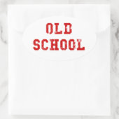 Oval Sticker Oude School | Oudskool Gifts for men (Tas)