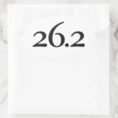Ovale 26.2 Sticker (Sac)