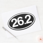 Ovale 26.2 Sticker (Sticker Marathon Complet) (Enveloppe)