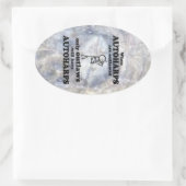 Ovale Autoharps Sticker Oval interdit (Sac)