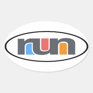 Ovale autosticker uitvoeren sticker