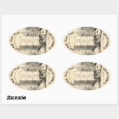  Ovale Bijen Hives Honey Jar Sticker (Vel)